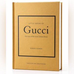 NWT “Little Book of Gucci” Karen Homer Hardcover Coffee Table Fashion Book